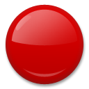 A quoi ressemblent les emoji Disque rouge sur Lg.