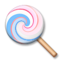 Bagaimana Lollipop emoji terlihat di Lg.