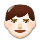 Jak wygląda emoji Mężczyzna: karnacja jasna w Lg.