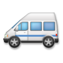 Bagaimana Minibus emoji terlihat di Lg.