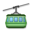 How Mountain Cableway emoji looks on Lg.