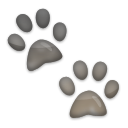 How Paw Prints emoji looks on Lg.