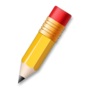 How Pencil emoji looks on Lg.