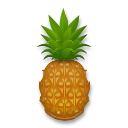 Hoe Ananas emoji eruit ziet op Lg.