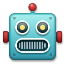 Bagaimana Robot emoji terlihat di Lg.