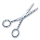 Bagaimana Scissors emoji terlihat di Lg.