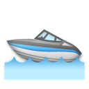 How Speedboat emoji looks on Lg.