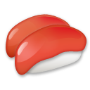 How Sushi emoji looks on Lg.