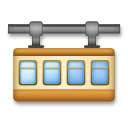 Bagaimana Suspension Railway emoji terlihat di Lg.