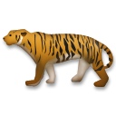 Hvordan Tiger emoji ser ud på Lg.