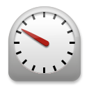 Bagaimana Timer Clock emoji terlihat di Lg.