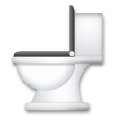 Hoe Toilet emoji eruit ziet op Lg.