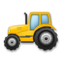 Bagaimana Tractor emoji terlihat di Lg.