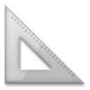 How Triangular Ruler emoji looks on Lg.