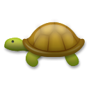 Bagaimana Turtle emoji terlihat di Lg.