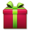 How Wrapped Gift emoji looks on Lg.