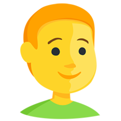 Jak wygląda emoji Chłopiec w Messenger.