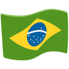 How Flag: Brazil emoji looks on Messenger.