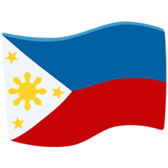 A quoi ressemblent les emoji Drapeau : Philippines sur Messenger.