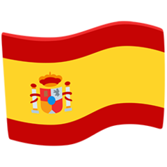 How Flag: Spain emoji looks on Messenger.