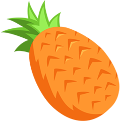 Jak wygląda emoji Ananas w Messenger.