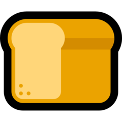 How Bread emoji looks on Microsoft.