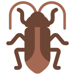 How Cockroach emoji looks on Microsoft.