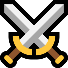 Crossed Swords Emoji by AngelOfPerfectChaos on DeviantArt