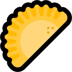 How Dumpling emoji looks on Microsoft.