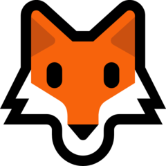 How Fox emoji looks on Microsoft.