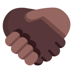 🫱🏾‍🫲🏽 Handshake: Medium-Dark Skin Tone, Medium Skin Tone Emoji