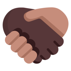 🫱🏿‍🫲🏻 Handshake: Dark Skin Tone, Light Skin Tone on Microsoft