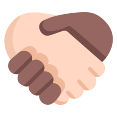 🫱🏻‍🫲🏾 Handshake: Light Skin Tone, Medium-Dark Skin Tone on Google Noto  Color Emoji 15.0