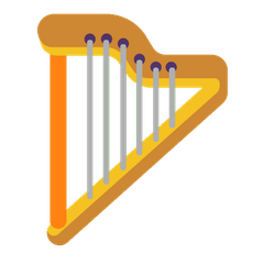 How Harp emoji looks on Microsoft.