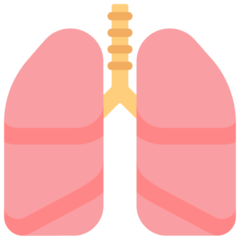 How Lungs emoji looks on Microsoft.