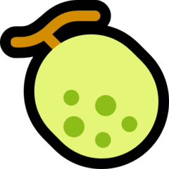 How Melon emoji looks on Microsoft.