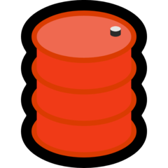 How Oil Drum emoji looks on Microsoft.