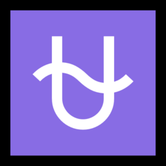 How Ophiuchus emoji looks on Microsoft.