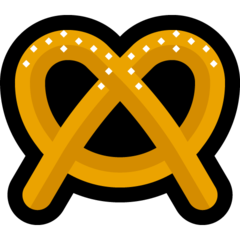 How Pretzel emoji looks on Microsoft.