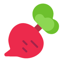 根菜の絵文字がMicrosoftでどのように見えるか。
