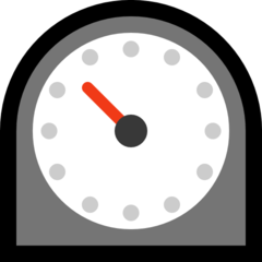 How Timer Clock emoji looks on Microsoft.