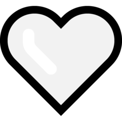 🤍 White Heart emoji Meaning