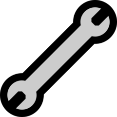 How Wrench emoji looks on Microsoft.