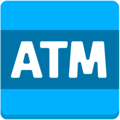 How ATM Sign emoji looks on Mozilla.