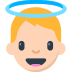 How Baby Angel emoji looks on Mozilla.