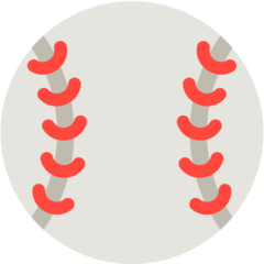 Como o emoji do Bola de beisebol é exibido no Mozilla.