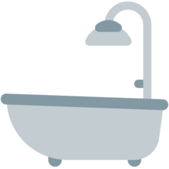 Bagaimana Bathtub emoji terlihat di Mozilla.