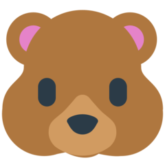 How Bear emoji looks on Mozilla.