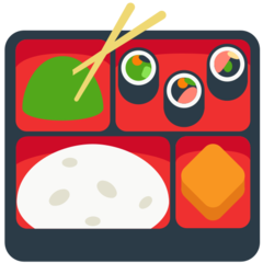 Hoe Bentobox emoji eruit ziet op Mozilla.