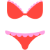 How Bikini emoji looks on Mozilla.